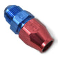 Russell Performance Red/Blue -8 AN Male 37 Degree to 1/2in Aluminum Tube