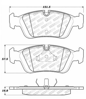 StopTech Street Select Brake Pads - Rear