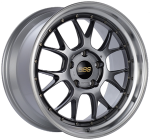 BBS LM-R 20x9.5 5x120 ET23 Diamond Black Center / Diamond Cut Lip Wheel -82mm PFS/Clip Required