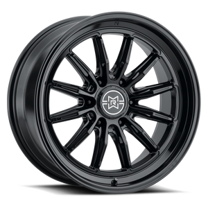 Method Raised MR803 22x10 / 8x180 BP / -18mm Offset / 124.1mm Bore - Gloss Black Wheel