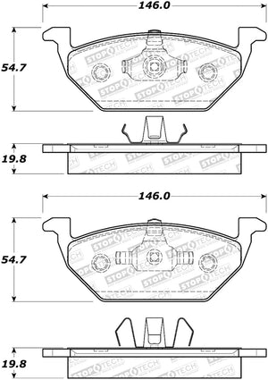 StopTech Street Select Brake Pads