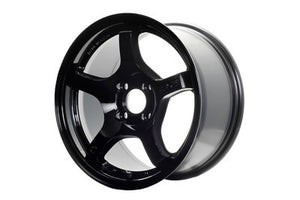 Gram Lights 57CR 15x8.0 +28 4x100 Glossy Black Wheel