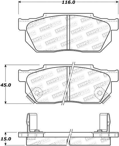 StopTech Street Brake Pads