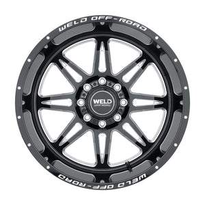 Weld Cheyenne W132 Series 20x10 / 8x170 BP / -18 Offset / 4.75 BS / 125.1 Bore - Gloss Black MIL