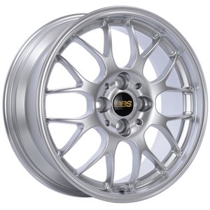 BBS RG-R 17x8 5x120 ET40 CB72.5 Diamond Silver Wheel -82mm PFS/Clip Req