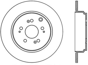 Stoptech 09-15 Honda Pilot / 11-17 Honda Odyssey Rear Premium Cryostop Brake Rotor