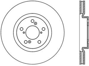 Stoptech 07-13 Acura MDX / 14-17 Acura RLX Cryo Premium Front Brake Rotor