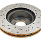 DBA 15-20 Ford Mustang GT (w/352mm Frt Rotor w/o Perf Pkg) Front 4000 Series Drilled & Slotted Rotor