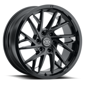 Method Raised MR801 22x12 / 8x6.5 BP / -40mm Offset / 121.3mm Bore - Gloss Black Milled Wheel