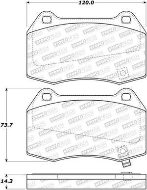 StopTech Street Brake Pads