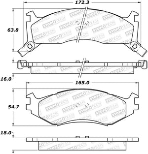 StopTech Street Brake Pads - Front