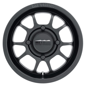 Method MR409 Bead Grip 15x10 / 5+5/0mm Offset / 4x156 / 132mm CB Matte Black Wheel