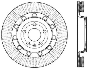 StopTech 17 Ford Flex/ 17 Ford Explorer w/ Heavy Duty Brakes Front Left Slotted Rotor