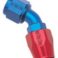 Russell Performance -20 AN Red/Blue 45 Degree Full Flow Hose End