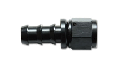 Vibrant -8AN Push-On Straight Hose End Fitting - Aluminum