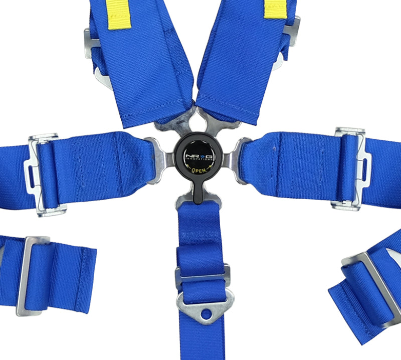 NRG SFI 16.1 5PT 3in. Seat Belt Harness / Cam Lock - Blue