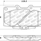 StopTech 89-96 Nissan 300ZX Sport Performance Front Brake Pads