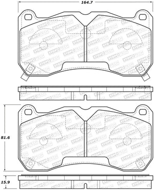 StopTech Street Brake Pads - Front