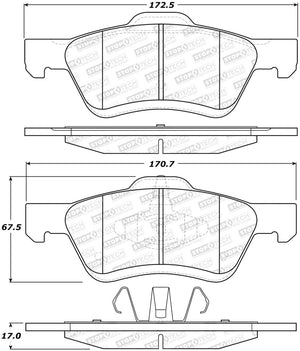 StopTech Street Brake Pads