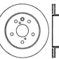 StopTech Power Slot 06-11 Lexus GS Series / 06-12 IS350 Rear Left Drilled & Slotted Rotor