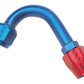 Russell Performance -10 AN Red/Blue 120 Degree Full Flow Hose End (1-1/4in Centerline Radius)