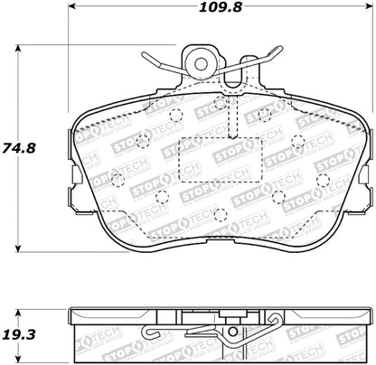 StopTech Street Brake Pads