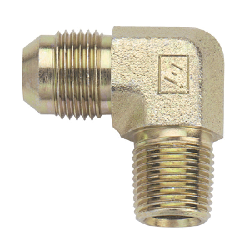 Fragola -16AN x 1 NPT 90 Degree Adapter - Steel