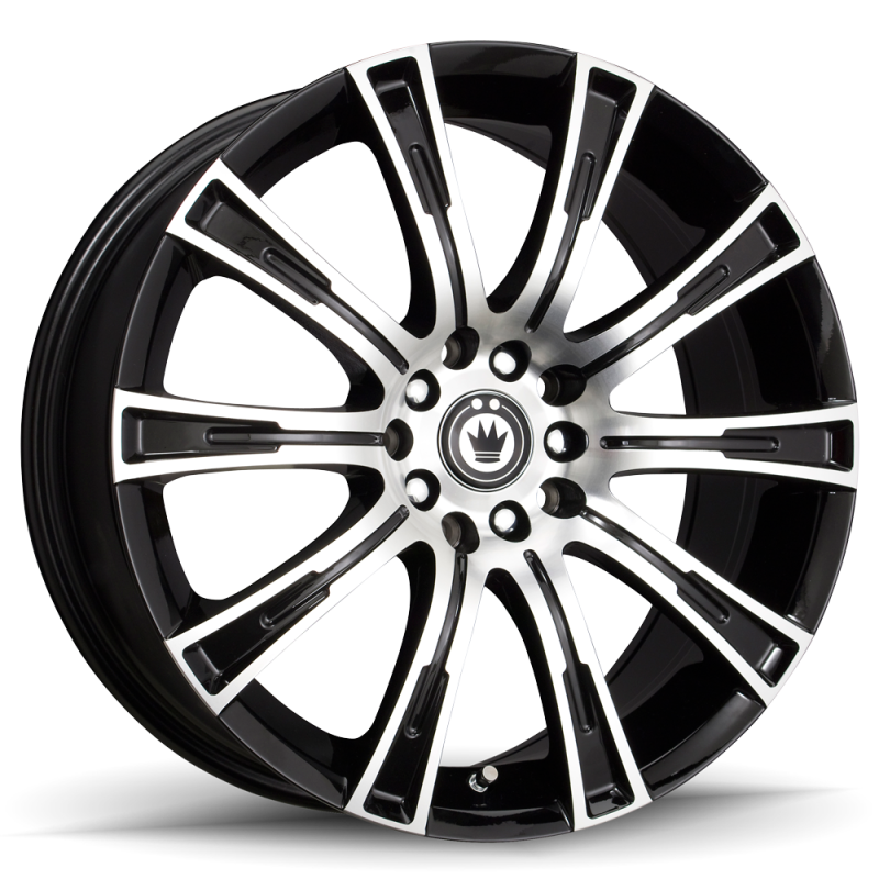 Konig Crown 17x7.5 5x110/115 ET40 Black Machine Face