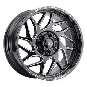 Weld Off-Road W117 20X10 Fulcrum 8X165.1 ET-18 BS4.75 Gloss Black MIL 125.1