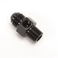 Russell Performance -6 AN Flare to 3/8in Pipe Pressure Adapter (Black)