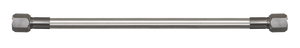 Goodridge 21in Universal Oil Line Assembly w/Clear Fittings