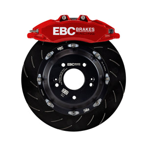 EBC Racing 20-23 Volkswagen Golf R Red Apollo-6 Calipers 380mm Rotors Front Big Brake Kit