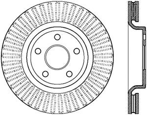 StopTech 11-15 Jeep Grand Cherokee Front Left Drilled Sport Brake Cryo Rotor (Excludes SRT8)