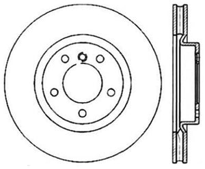 StopTech 95-99 BMW M3 E36 / 98-02 Z3 M Series Front Right Cryo Sport Slotted Rotor