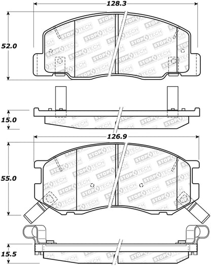 StopTech Street Brake Pads - Rear