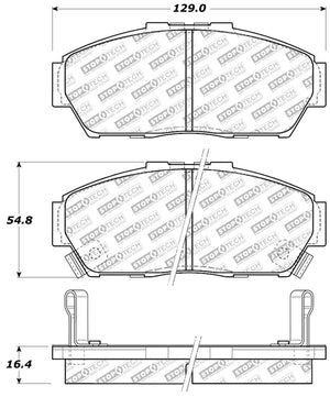 StopTech Street Select Brake Pads - Rear