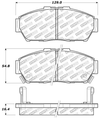 StopTech Street Select Brake Pads - Rear