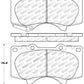 StopTech Performance 03-09 Lexus GX 470 Front Brake Pads