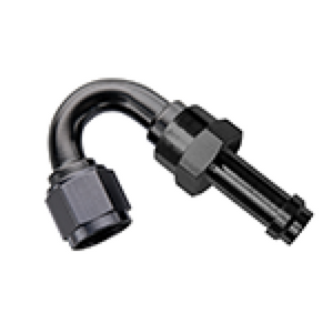 Fragola -6AN 150 Degree EZ Street Hose End Black