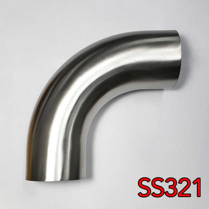 Stainless Bros 4in SS321 90 Deg Mandrel Bend Elbow - 1D Radius 16GA/.065in Wall (No Leg)