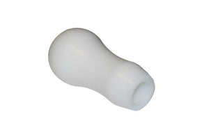 Torque Solution Delrin Tear Drop Tall Shift Knob (White): Universal 12x1.25