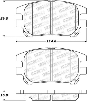 StopTech Street Brake Pads