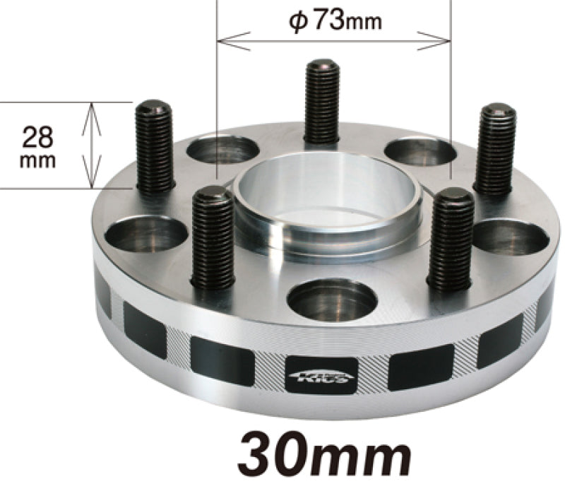 Project Kics 30mm Thick 12x1.25 56mm Hub 5-114.3 Wide Tread Spacers