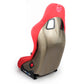 NRG FRP Bucket Seat ULTRA Edition - Medium (Red Alcantara/Pearlized Back)