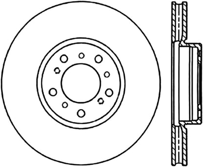 StopTech 01-06 BMW M3 Drilled Left Front CRYO Rotor