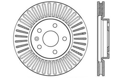 StopTech Drilled Sport Brake Rotor