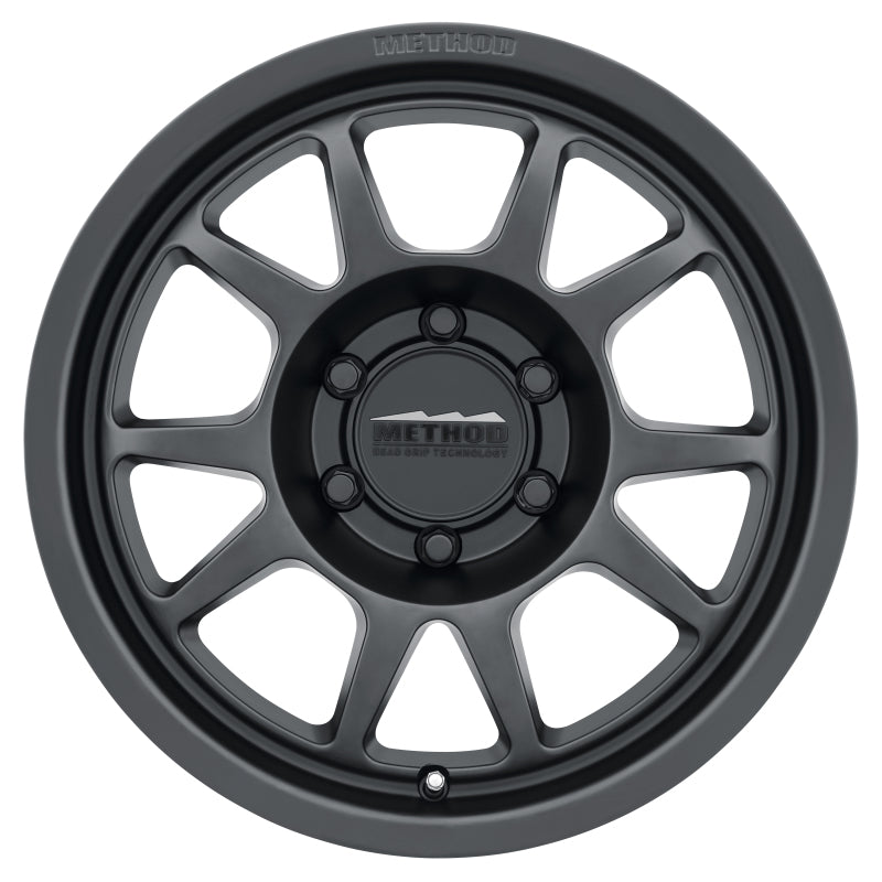 Method MR702 17x7.5 +50mm Offset 6x130 84.1mm CB Matte Black Wheel