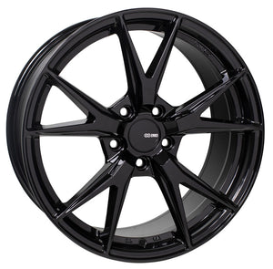 Enkei Phoenix 17x7.5 45mm Offset 5x114.3 72.6mm Bore Gloss Black Wheel