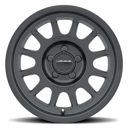 Method MR703 17x8.5 0mm Offset 5x150 110.5mm CB Matte Black Wheel