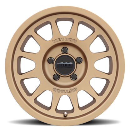 Method MR703 17x8.5 0mm Offset 5x5 71.5mm CB Method Bronze Wheel